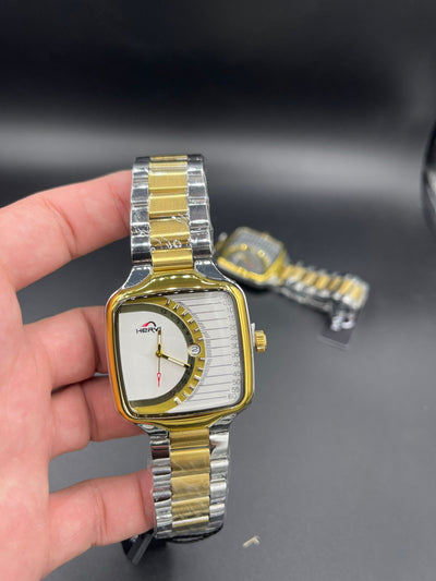 HERYI Men’s Chain Watch – Date Feature | Premium Chain Strap (Multiple Colors