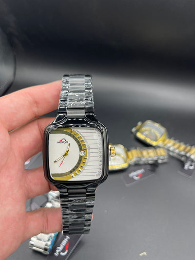 HERYI Men’s Chain Watch – Date Feature | Premium Chain Strap (Multiple Colors