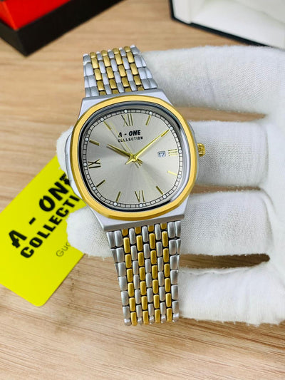 A One Boys Chain Watch – Premium Chain Strap Edition (Gold | White | Black)