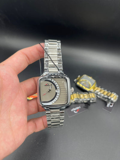 HERYI Men’s Chain Watch – Date Feature | Premium Chain Strap (Multiple Colors