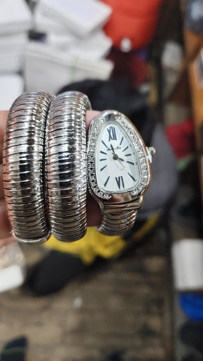 Snake Shape Girls Watch – Premium Fashion Design