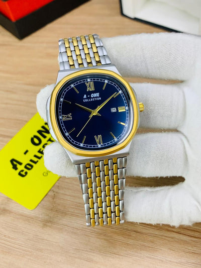 A One Boys Chain Watch – Premium Chain Strap Edition (Gold | White | Black)