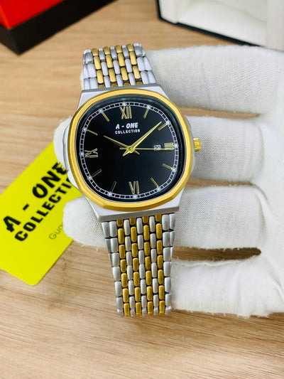 A One Boys Chain Watch – Premium Chain Strap Edition (Gold | White | Black)