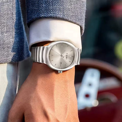 TOMI Men & Boys Luxury Watch Gift Set – Date Feature | PU Strap | Fancy Dress Accessories Included (Gift Box)